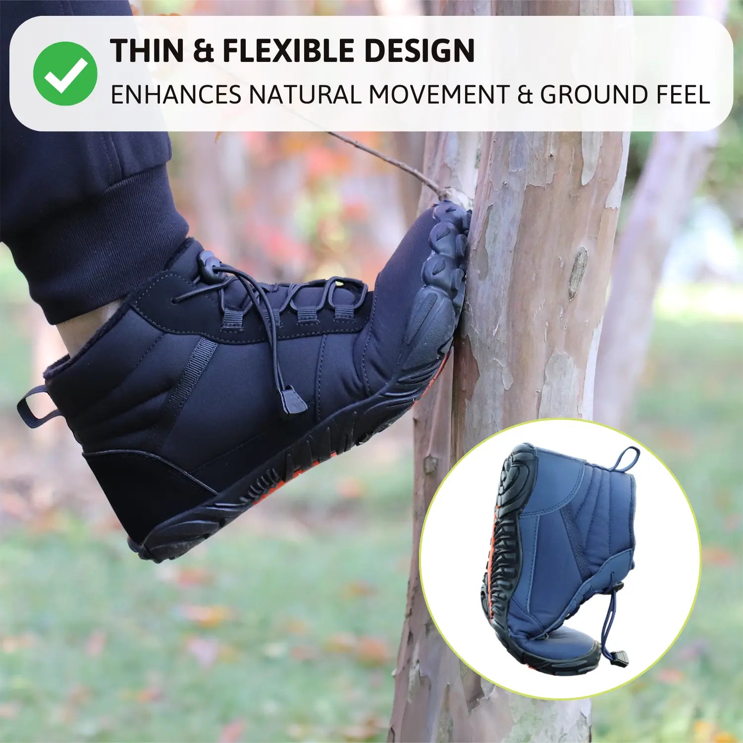 Polar - Non-slip & waterproof winter barefoot shoes (Unisex)