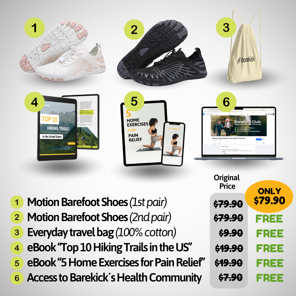 Motion - Healthy & non-slip everyday barefoot shoes (Unisex) (1+1 FREE)